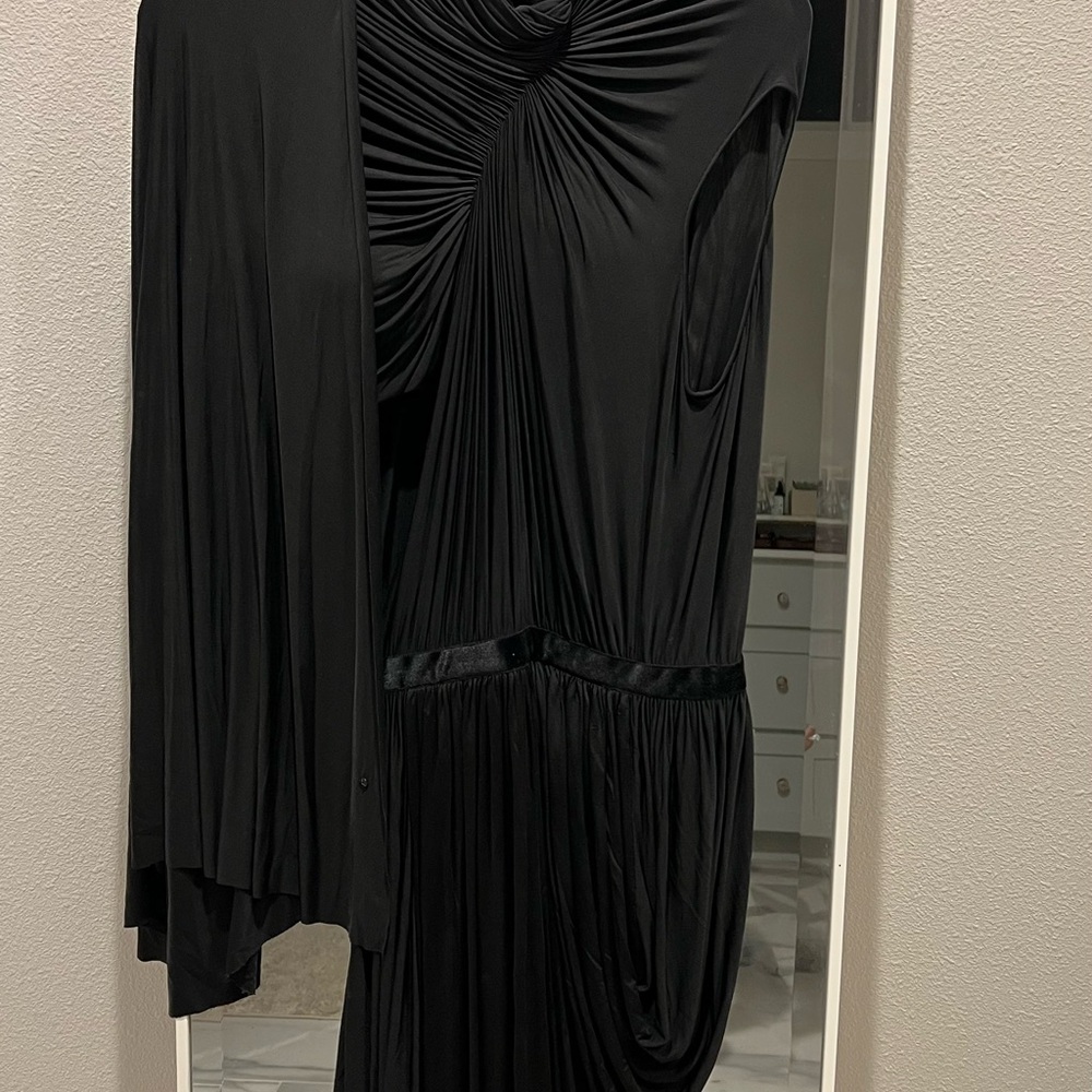 Alexander Wang Black Gathered Dress